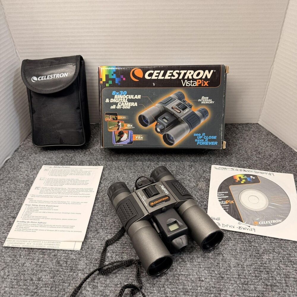 Celestron VistaPix Binoculars Not Fully Tested sold as is
